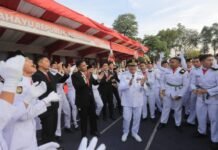 Penurunan Bendera Jadi Momentum, Maryono Ajak Pemuda Isi Kemerdekaan dengan Karya