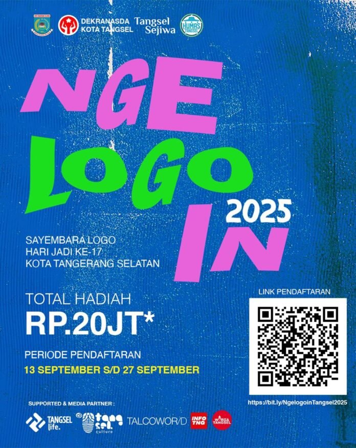 Ngelogoin 2025: Sayembara Logo HUT ke-17 Tangsel Berhadiah Rp20 Juta