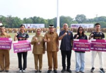 Bupati Tangerang Beri Penghargaan Atlet Berprestasi di Peringatan Haornas 2025