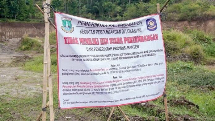 Rumah Warga Cilegon Terancam Longsor Karena Tambang Pasir, Pemprov Lakukan Penyegelan