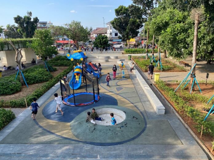 Ramai Tiap Pagi dan Sore, Alun-Alun Pamulang Jadi Tempat Favorit Warga Berolahraga