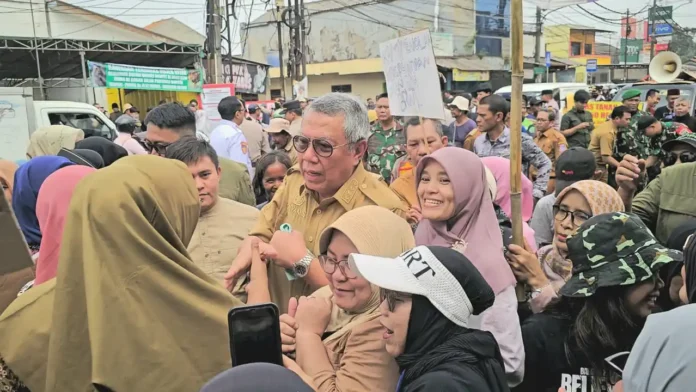 Wali Kota Benyamin Berdiri Bersama Rakyat, Tolak Penutupan Jalan Serpong–Parung