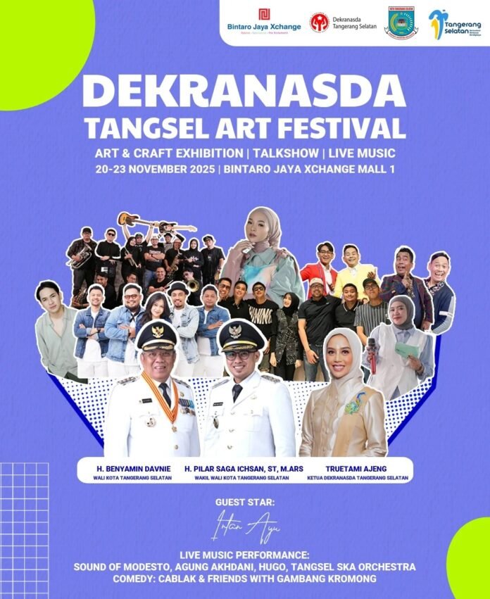 Mulai 20-23 November, Tangsel Art Festival 2025 Hadirkan Karya UMKM hingga Seni Betawi
