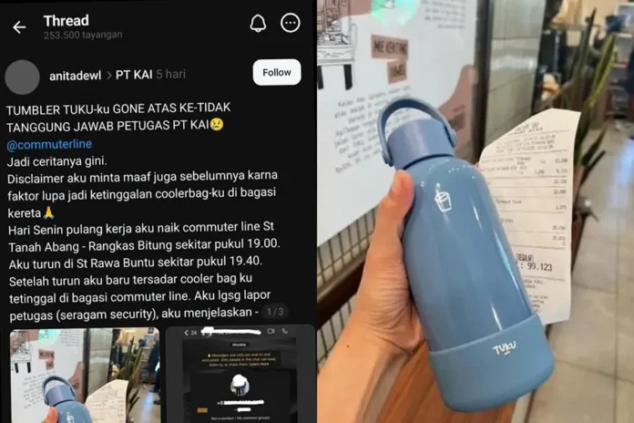 Begini Kronologi Lengkap Soal Pemecatan Petugas Buntut Tumbler yang Hilang di KRL