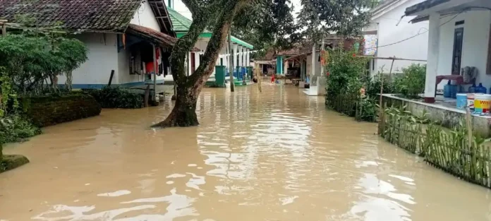 Sungai Cilemer di Pandeglang Kembali Meluap, Desa Idaman Patia Terendam Banjir