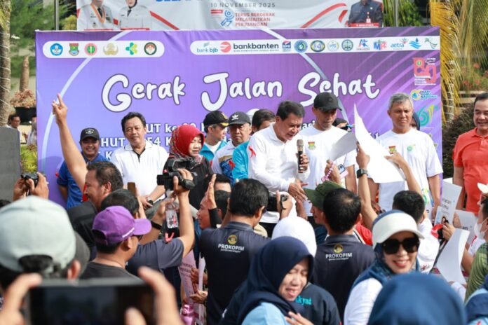 Gerak Jalan Sehat Hingga Tebar Ikan, Pemkab Tangerang Satukan Enam Momentum Nasional Sekaligus