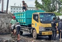 DLH Tangsel Fokus Pemulihan Lingkungan, Tumpukan Sampah Pasar Cimanggis Dibersihkan