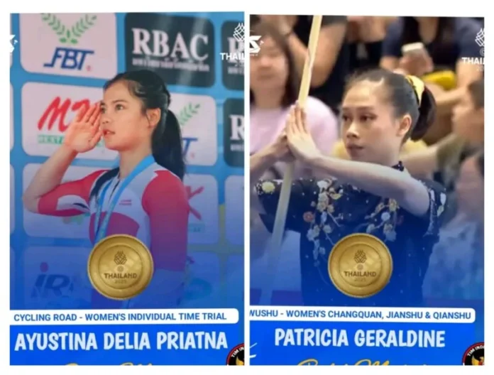 Patricia Geraldine dan Ayustina Delia Raih Dua Emas di Hari Pertama SEA Games 2025