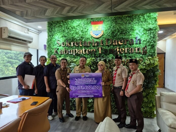 Peduli Sesama, Pramuka Kabupaten Tangerang Himpun Rp151 Juta untuk Korban Bencana Sumatera
