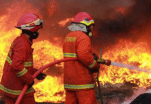 Api Melahap Enam Kios di Kibin, Penyebab Kebakaran Masih Diselidiki Polisi