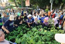 Ratusan Sekolah Turun ke CFD, Kota Tangerang Gaungkan Gerakan Sedekah Sampah untuk Bumi