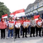 1.000 Anak Muda Banten Bawa Merah Putih 81 Meter Keliling Tangerang